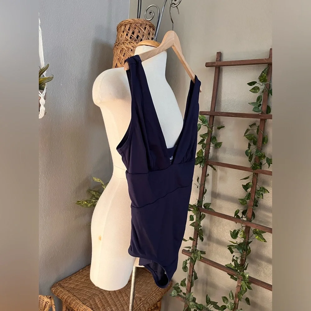 ▪️Andie Navy The Mykonos One Piece Swimsuit XXL